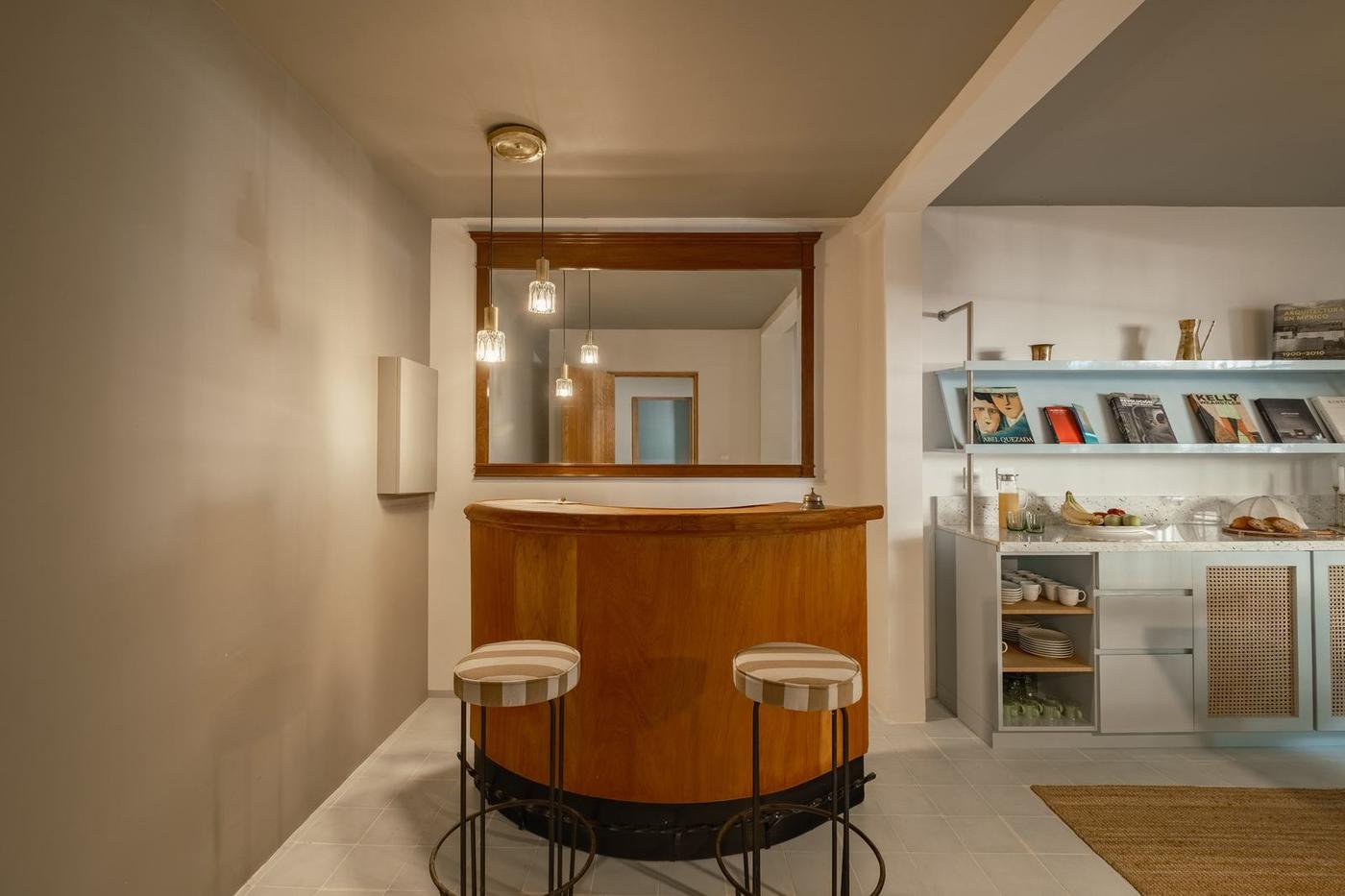 Bar nook in the common area